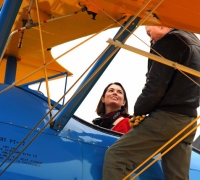 T'bird Nicky first female pilot